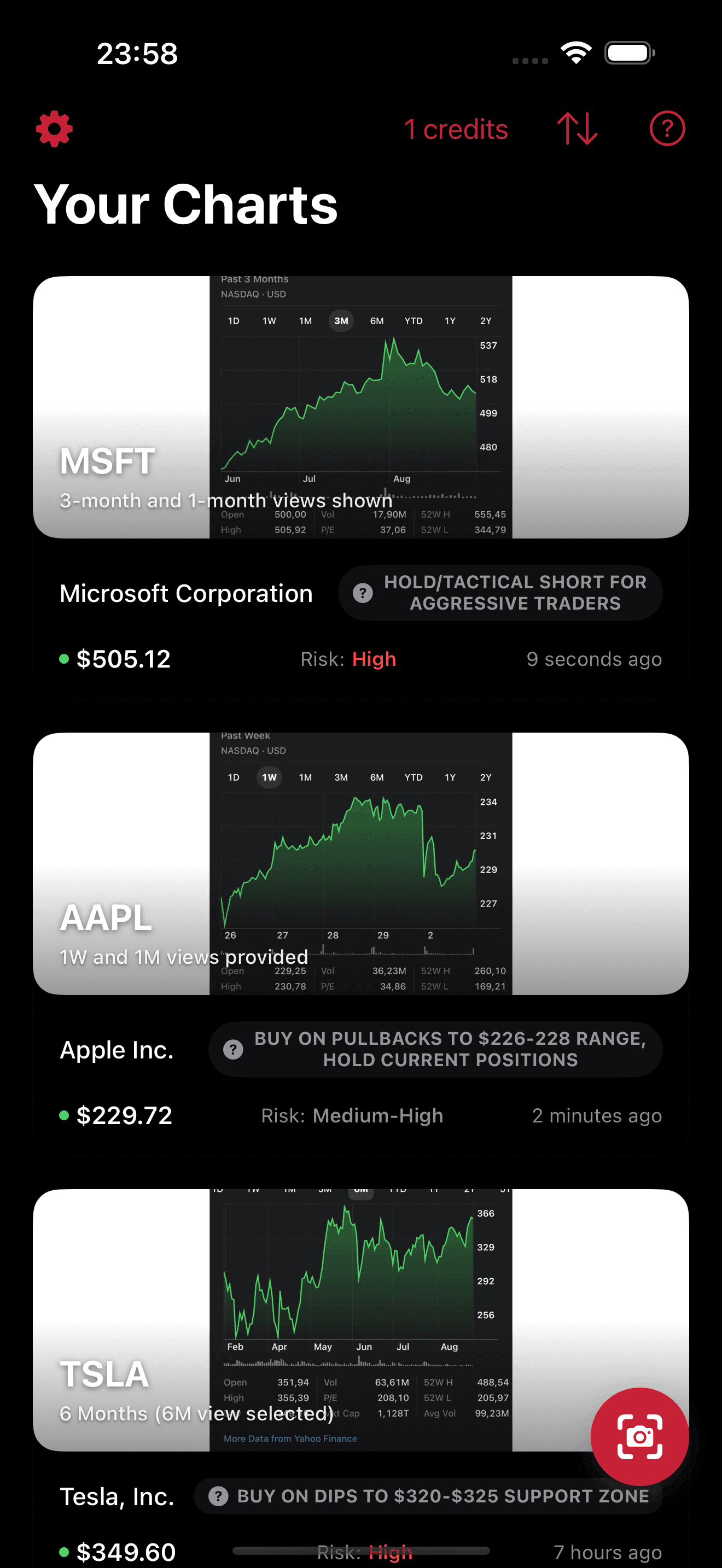 Chart Detector app screenshot 1